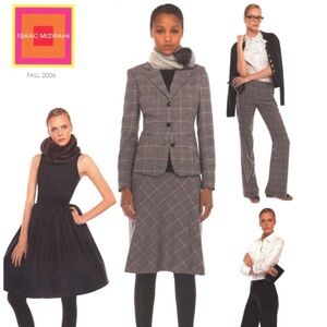 Isaac Mizrahi Dark Gray Blazer